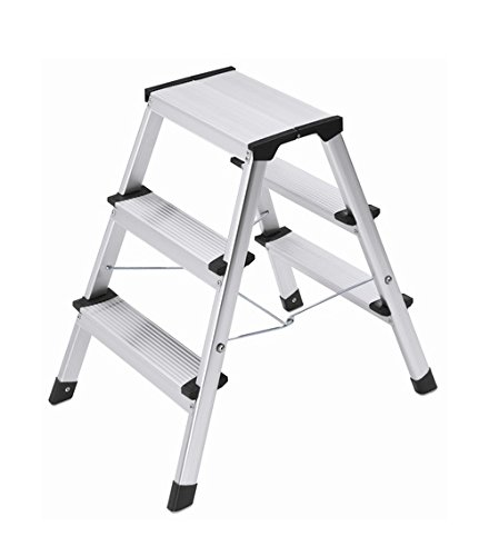 Hailo 8643-001 Alu-Klapptritt Hailo L90 StepKe 2x3 Stufen