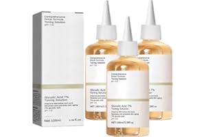 APUJENT 3 Stück Ordinary Glycolic Acid 7 Toning Resurfacing Solution, Suitable for All Skins, 100ML