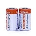 Produktbild Pudincoco Doublepow 2 Teile/Satz CR2 3 V 900 MAH Hohe Kapazität Batterie Stabile Hochleistungs-wiederaufladbare Lithium-Batterie für Kamera (weiß & orange)