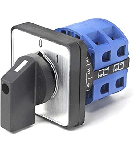 Commutatore Di Trasferimento Rotativo 20A/660V SZW26-20/D202.2 - 3 Posizioni, 8 Terminali | Per Saldatrici, Motori - Foto 1