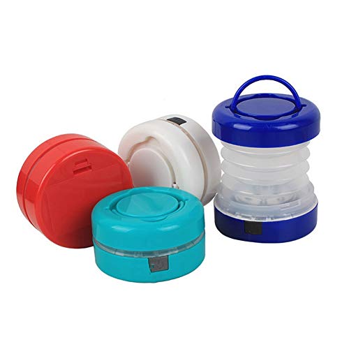 One Pack Camping Lantern Flashlights Collapsible 5 LED Tent Lights Waterproof Battery Powered lamp for Outdoor Emergency Hiking Hurricane
