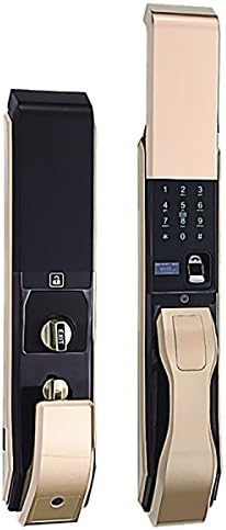 Automatic Fingerprint Lock Smart Home Security Door Lock Fingerprint Lock Electronic Password Recognition Slide,A-OneSize