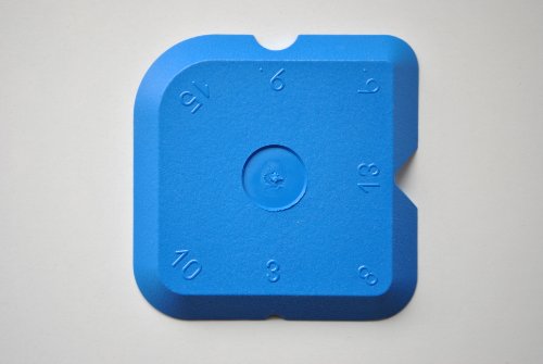 Fugenglätter (blau) Fugenabzieher, Fugenset, Silikonfuge, Fugenspachtel, Glättspachtel - 2