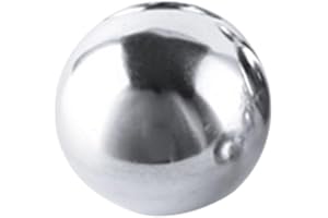 FUNOMOCYA Stainless Steel Float Ball 19Mm Mirror Polished Sphere Decorative Metal Ball for Garden Home Office Ornament and Outdoor Gazing Globe