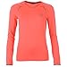 Karrimor Womens Ladies Xlite Long Sleeve T Shirt Tee Running Tops Sports Acid Pink 14 (L)