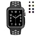 Produktbild Für Apple Watch Armband mit Hülle 38mm/42mm , Kobwa Weiche Silikon Sport Nike Edition IWatch Armbander Strap mit Schutzhülle Fall Für Apple Watch Series 1 2 3