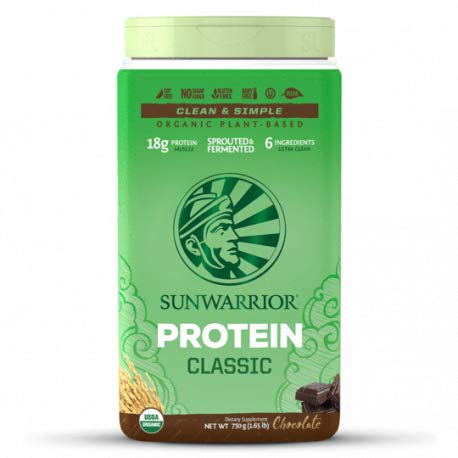 Sunwarrior - Classic Protéine de riz vegan saveur Chocolat - 750g
