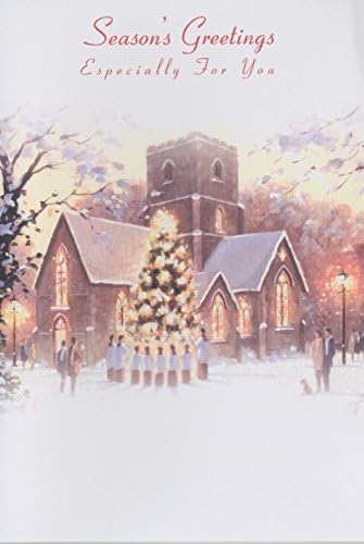 Season's Greetings Especially For You Christmas Carols Charity Christmas Card