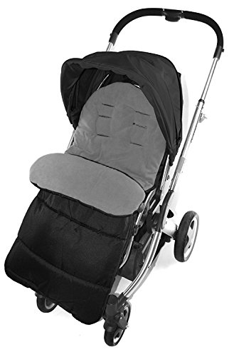 Footmuff/Cosy Toes Compatible with Koochi Litestar Travel Pushchair Dolphin Grey