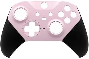 Hzxkqmil Coque Avant Boîtier de Remplacement Plaques de Couvercle pour Xbox Manette Elite Series 2/Manette Series 2 Core (Rose)