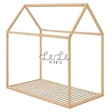  Cama casita LeLe Kids (estructura, somier y colchón)