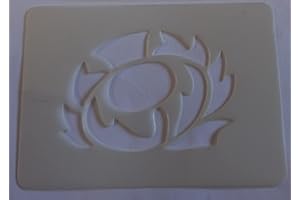 BODY ART DESIRE 2 x Scottish Thistle face painting stencils reusable many times Scotland 6 nations rugby football sport Euros 2016 cricket