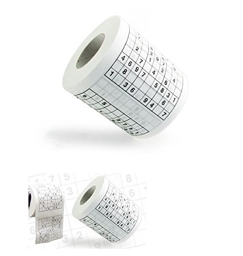 Preisvergleich Produktbild Dahanbl kreatives Sudoku-WC-Papier, Papierrolle, Papier-Handtuch