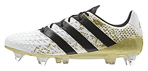 adidas Herren Ace 16.1 SG Fußballschuhe, Multicolore (Ftwwht/Cblack/Goldmt), 46 2/3 EU