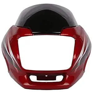 ARYAN TRADING CO Front Visor for Hero Super Splendor red New (Pack of 1)