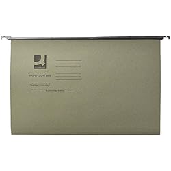 Q-Connect KF21004, Carpetas Colgantes con Pestañas, 230 x 300 mm, 50 Unidades