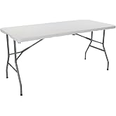 Dayron Catering and Camping Folding Portable Rectangular Table | 12 cm, 150 cm, 180 cm, 240 cm, Multi-purpose: Camping, Event