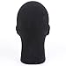 LuckyFine Male Black Styrofoam Foam Mannequin Manikin Head Model Glasses Wig Display Stand