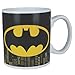 Produktbild original DC Comics Batman LOGO Tasse Kaffebecher mit THERMOEFFEKT schwarz HMB