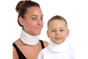 Express Orthopaedic® - Medically Approved Neck Support Collar With Rear Fastening - KIDS & ADULT SIZES - 1 Unit (ADULT/MS - Neck Circ:14-15 Inch)