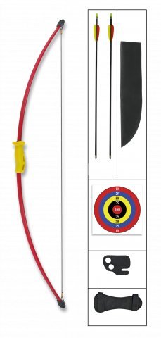 Arc 10 lbs + 2 fleches + cible et accessoire 