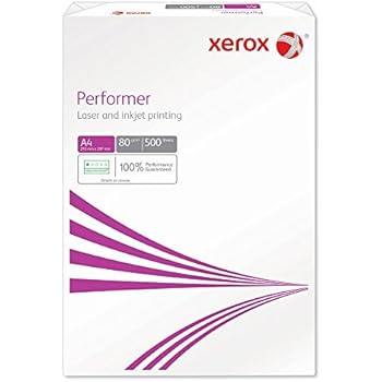 Xerox Performer Paper A4 80gsm White 003R90649 Pack of 5 Reams: Amazon ...