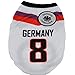 Produktbild KayMayn Haustier Hunde Trikot Hunde, Fußball, Lizensiert, Jersey, in 3 Größen und Hundemantel, Fußball, T-Shirt mit Fußball-WM-, Sportswear, Sommer, atmungsaktiv XXL deutschland