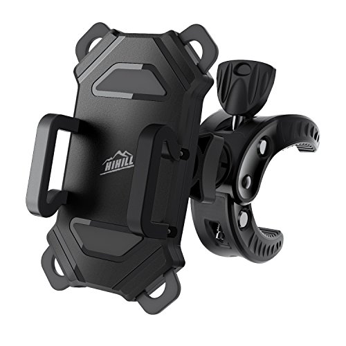 HIHILL Soporte Móvil Bicicleta, para Teléfonos Móviles DE 4.5a 5.7,la Rotación de 360 Grados, Soporte Universal del Manillar de la Bicicleta de la Montaña y Carretera (BP-02)