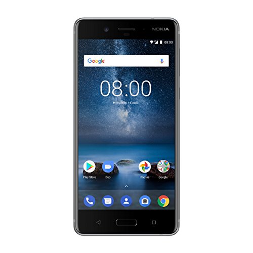Nokia 8 Single SIM 4G 64GB Silver - Smartphones (13.5 cm (5.3