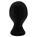 Female Styrofoam Foam Mannequin Head Model Wigs Glasses Hat Display Stand Black