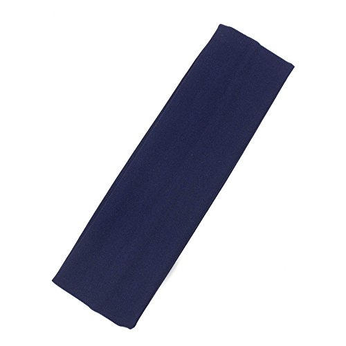 Mytoptrendz® Navy Blue stretchy Fabric Hairbands Headbands Kylie Style Hair Band (Navy Blue)