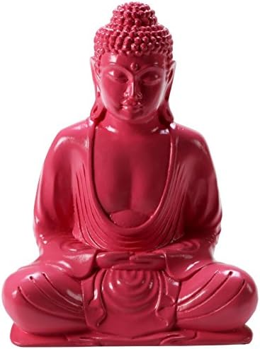 Pinks Boutique Buddha Resin Statue, Pink