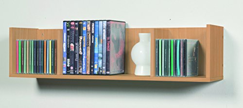 Wandbord Initial Wandregal Regal Ablage Medienregal Buche Dekor 75 cm breit - 2