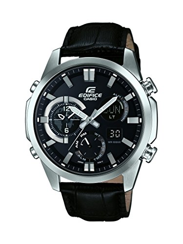 Casio Herren-Armbanduhr Edifice Analog - Digital Quarz Leder ERA-500L-1AER Casio Herren-Armbanduhr Edifice Analog - Digital Quarz Leder ERA-500L-1AER
