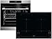 Produktbild AEG BSK775i Set SteamCrisp Backofen BSK774220M + Induktion Glaskeramik Kochfeld HKM76400IB Pyrolyse SoftClosing