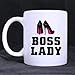 Produktbild Best Woman Mug - Best Cool Boss Lady Coffee Mug or Tea Cup - 11 ounces by Boss Lady Mug