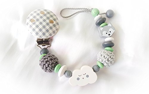 Premium Schnullerkette – OHNE Namen - 3
