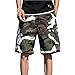 Produktbild Supertong Mountain Shorts 3/4 Cargo Hose Herren Cargo Shorts Herren Kurze Hosen Outdoor Bermuda Sport Jogging Training Stretch Shorts Fitness Vintage Regular Fit Sweatpants Camouflage Chino Kurze Hose