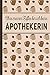 Produktbild Ohne meinen Kaffee bin ich keine Apothekerin: blanko A5 Notizbuch liniert mit über 100 Seiten - Kaffeemotiv Softcover für Apothekerinnen