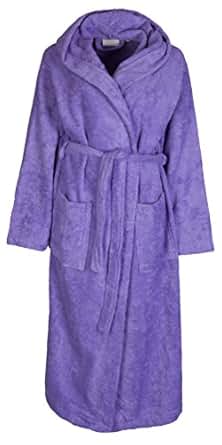 bademantel damen lila