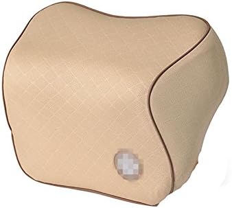 DMMSS Automotive Headrest New Anion Four Seasons Bone Memory Foam Neck Pillow Neck Pillow , Meters White