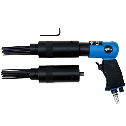 Druckluft Nadelentroster + Ersatzkopf 4000 U/min bis 260 l/min Nadelpistole Entroster Rost Entferner - 3