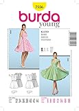 schnittmuster rockabilly 50er-Jahre Stil Burda Schnittmuster 7556 Kleid Gr. 32-44