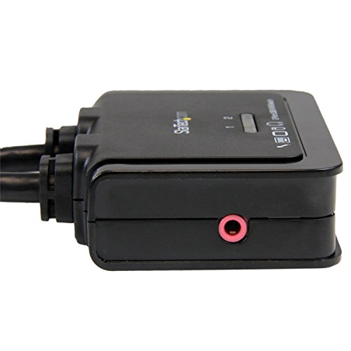 StarTech 2 Port USB DisplayPort KVM Switch mit Audio und Fernschalter – Desktop Umschalter USB Powered – 1920×1200 - 11