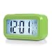 Produktbild Lanker Reisewecker - Digitaluhr Mit Großem LCD-Bildschirm, Blauer Hintergrundbeleuchtung, Kalender, Schlummerfunktion Und Temperaturanzeige - AC06 Green