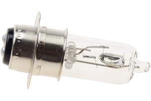 WOOSTAR 12V 35W Motorcycle Headlight P15D High Low Beam Replacement for 50cc 250cc Taotao ATV Moped Scooter