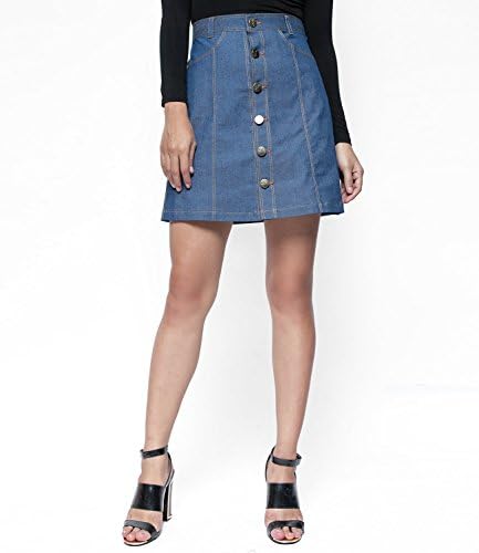 Oki Denim Skirt Steel Blue - Eternal Coast