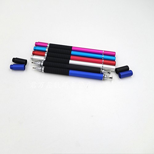 centrawin [2 in 1 Ipad Stylus Pen] Kapazitiven Stift rund dünn Spitze Disc Touchscreen Stift mit Mini Disc für iPad Pro 2 3 4 mini Air 2 iPhone 7 6S 5S Mehr Genauigkeit violett violett Einheitsgröße - 3