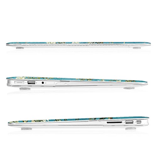 Fintie MacBook Air 13 Hülle – Ultra Slim Plastik Hartschale Schutzhülle Snap Case für Apple MacBook Air 13.3 Zoll (A1466 / A1369) , Mandelblüten - 4