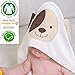 Produktbild Bio-Baby-Handtuch mit Kapuze, 100 GOTS-zertifiziert, 0-2 Jahre, Größe 75 cm x 95 cm, 450 g/m², Frottee, brauner Hund